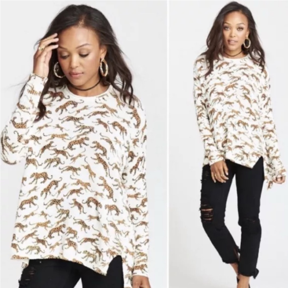 Show Me Your Mumu Bonfire Mucci Knit Sweater RN#133910 - SIZE S - FITS M/L too.